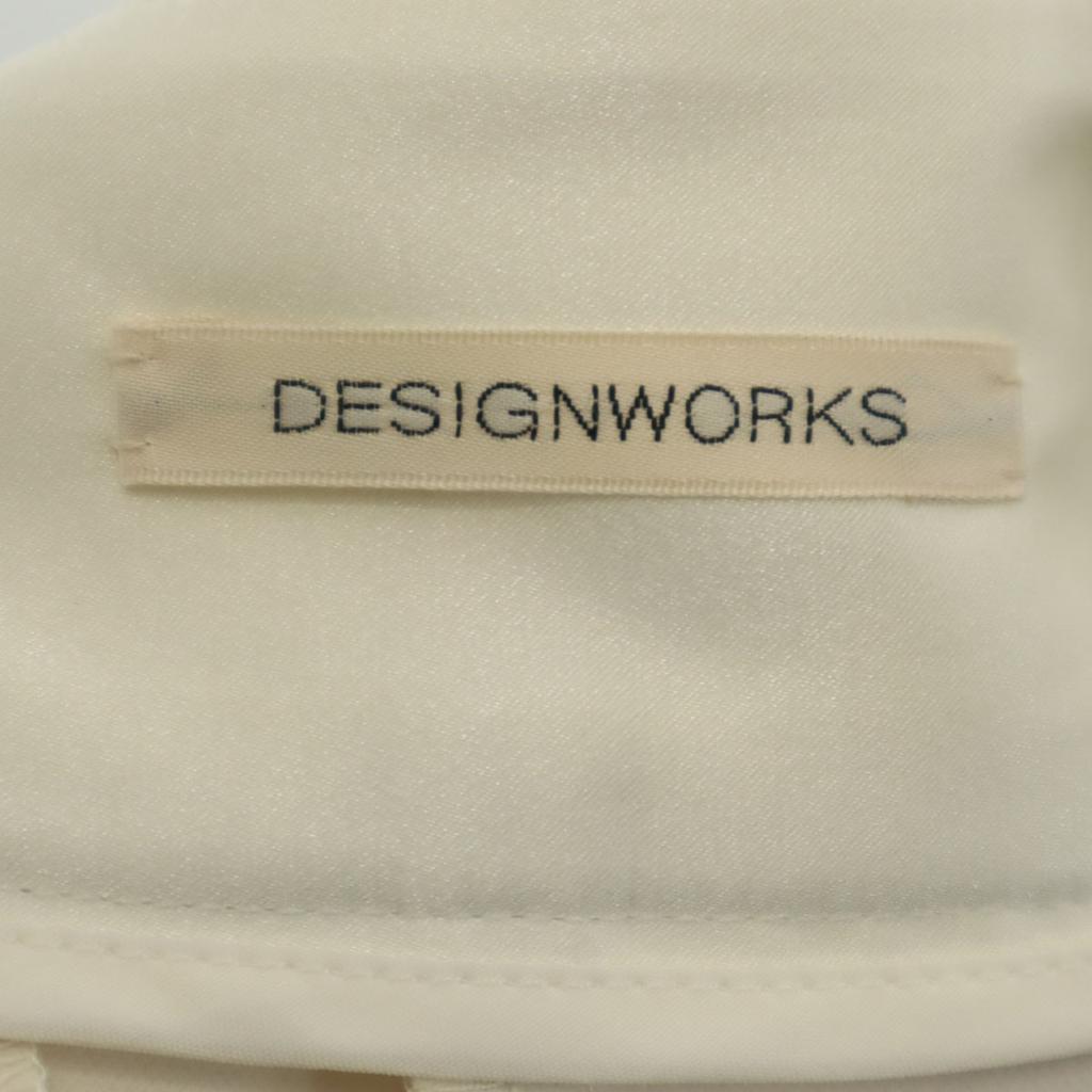 Unused DESIGNWORKS Made In Japan Double Cross Pants 40 Ivory Women Used