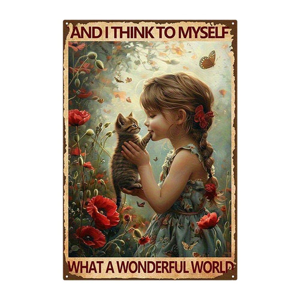 Metal Poster Chicken Easter Eggs Kitchen Decor 20x30cm