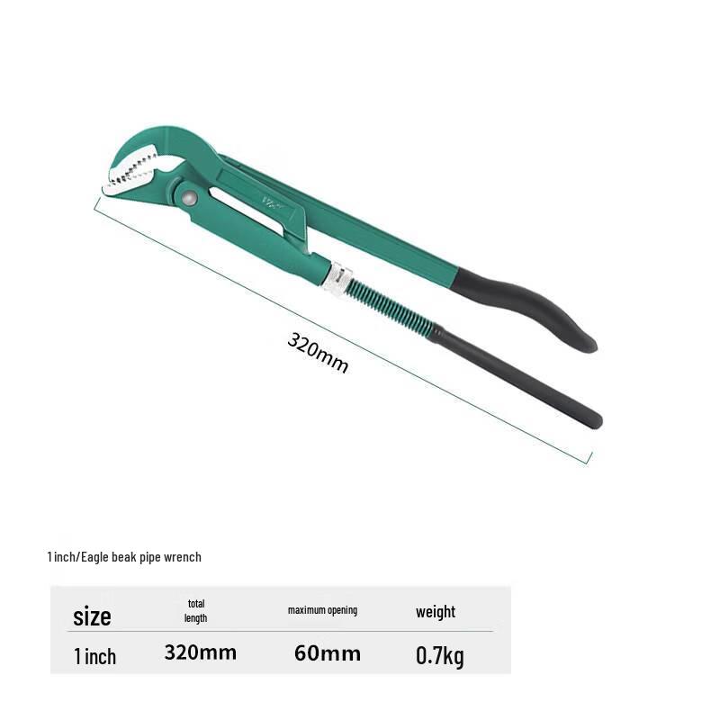 Industrial Hawkbill Pipe Wrench