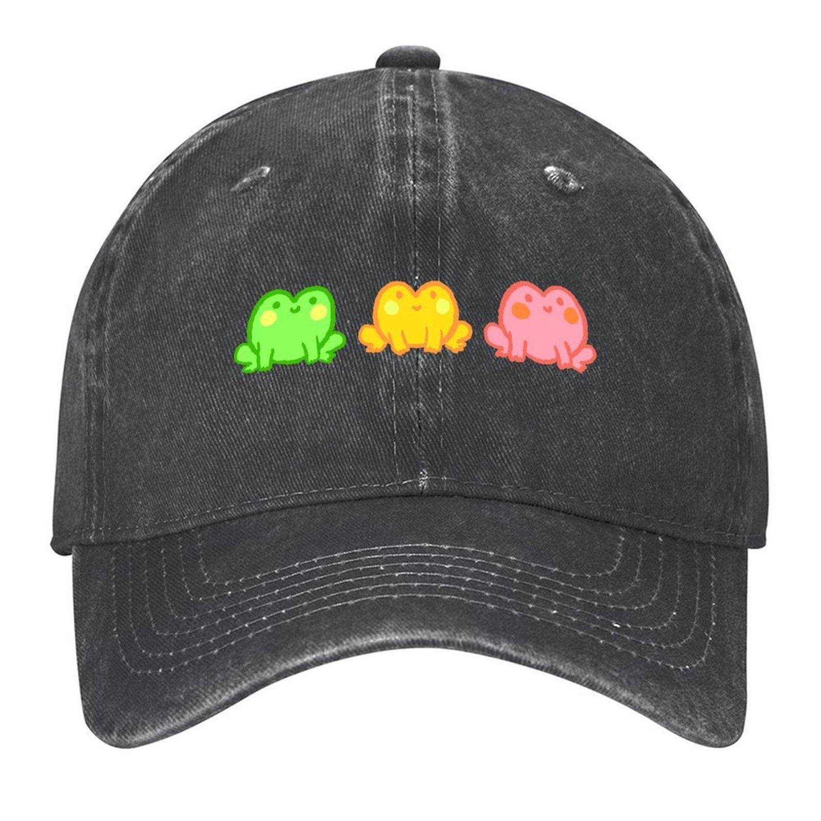

2026 3 Super Cute Frogs Baseball Cap Brand Man Cap Funny Hats Christmas Hat Streetwear Designer Man Women s