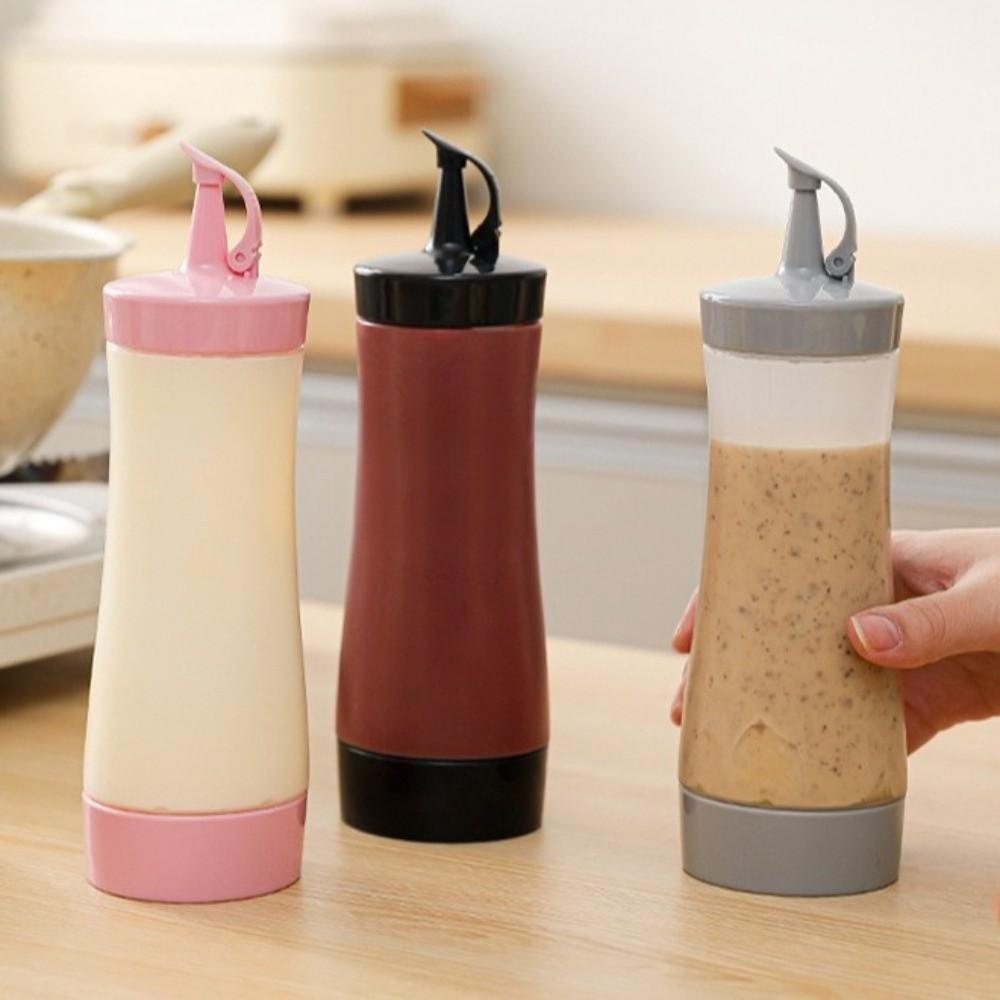 350ml Squeeze Bottles Plastic Tomato Catchup Dispenser New Ketchup  Picnic Cooker
