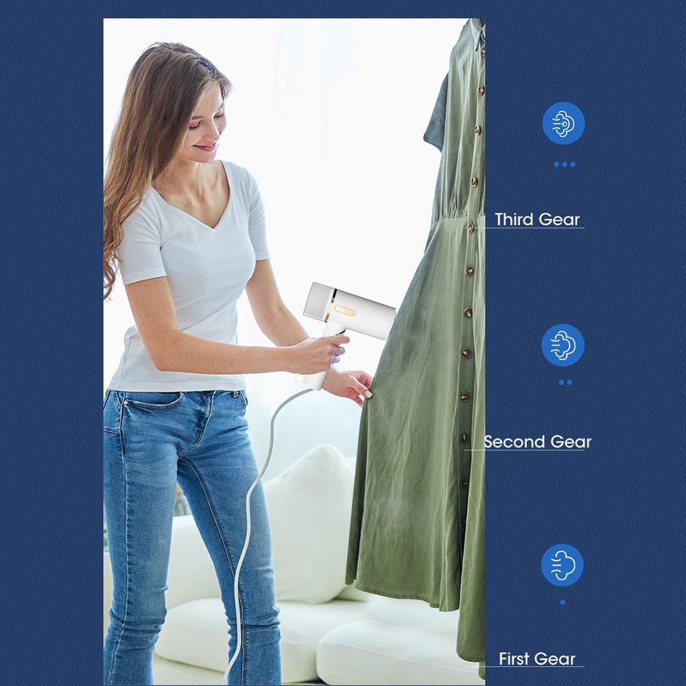 1600W Handheld Iron Garment Steamer Electric Steam Generator Brush Portable Small Folding Machine For Household Travel Clothes