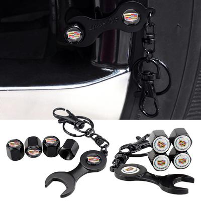 Car Tire Valve Cover Stem Caps for Escalade CTS ATS Eldorado SRX Deville BLS XT4 XT5 XT6 STS XTS SLR XLR CT4 CT5 CT6 Qwos28