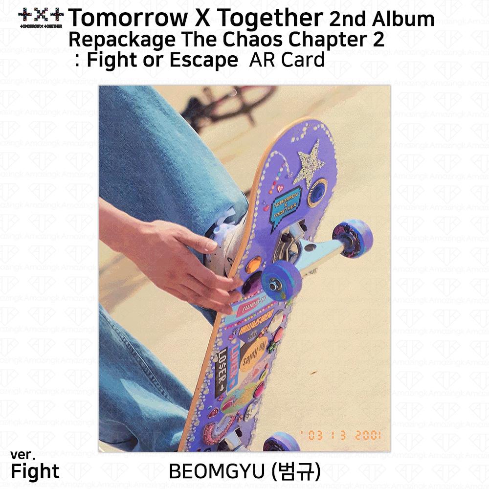 TXT 2. Album neu verpacken The Chaos Kapitel 2 Kampf oder Flucht Fotokarte Postkarte