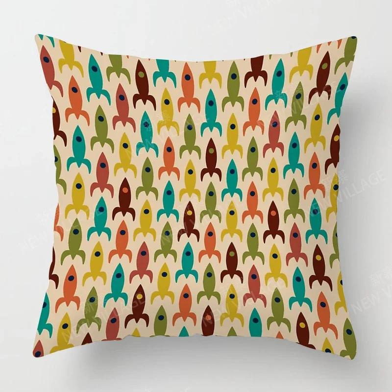 Nordic Fall Home Decor Autumn Throw Pillow Case Sofa Cushion Cover Modern X  X X  X Geometry