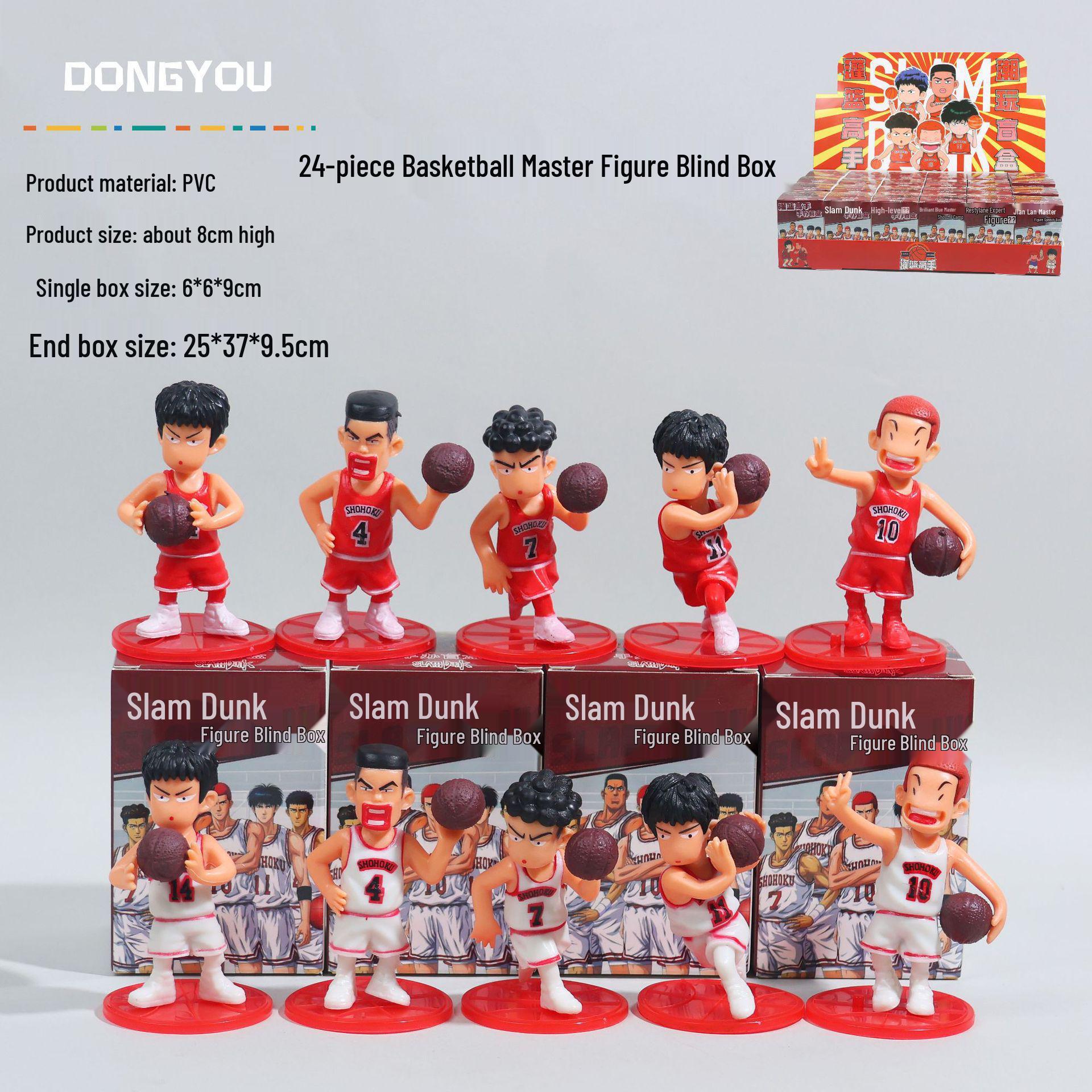 Slam Dunk Shohoku Five Figures Set: Hanamichi, Kaede & More