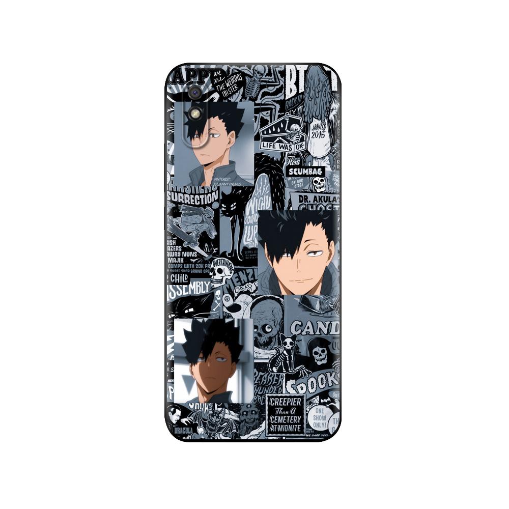 Black Tpu Case For Xiaomi Redmi 7A 8 8A 9 9A 9C Case Redmi Note 8T 8 Pro T Note 9 9S 9 Pro Case Sakusa Kiyoomi Haikyuu