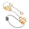 Wireless Controller LED Light Board for PS5 Multicolor Board with Rocker Joystick Cap Cross Key