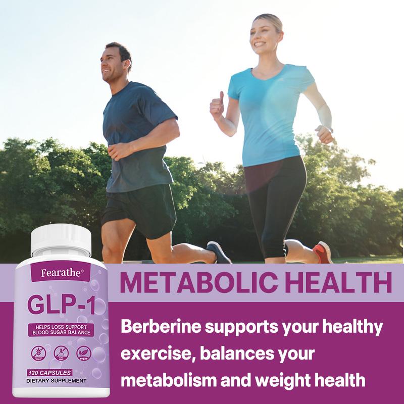 GLP-1 capsules containing berberine help with weight management and blood glucose balance improve metabolism120 vegetarian capsules