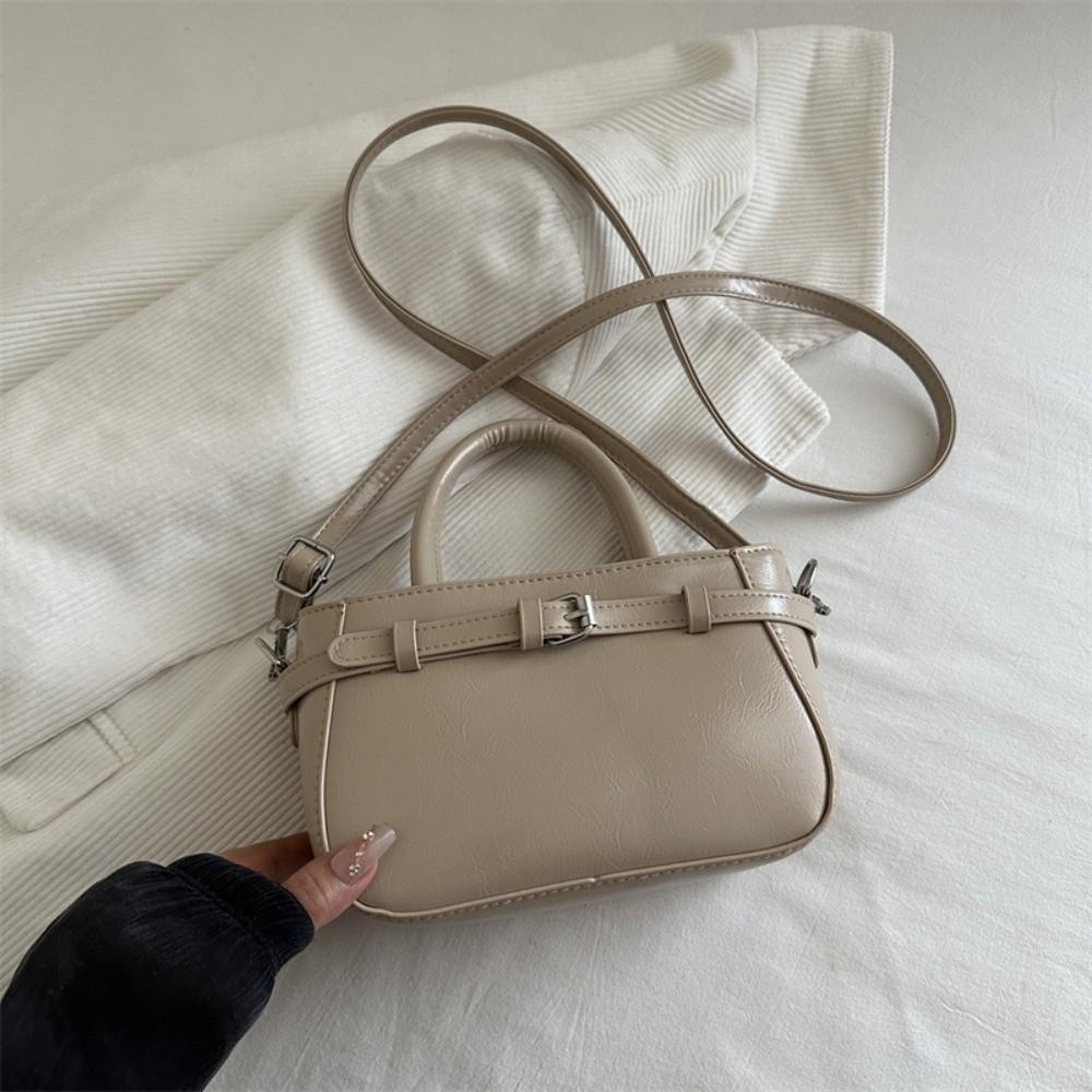 

Versatile Texture Casual Shoulder Bag PU Leather Shoulder Strap Crossbody Bag For Girls хакі
