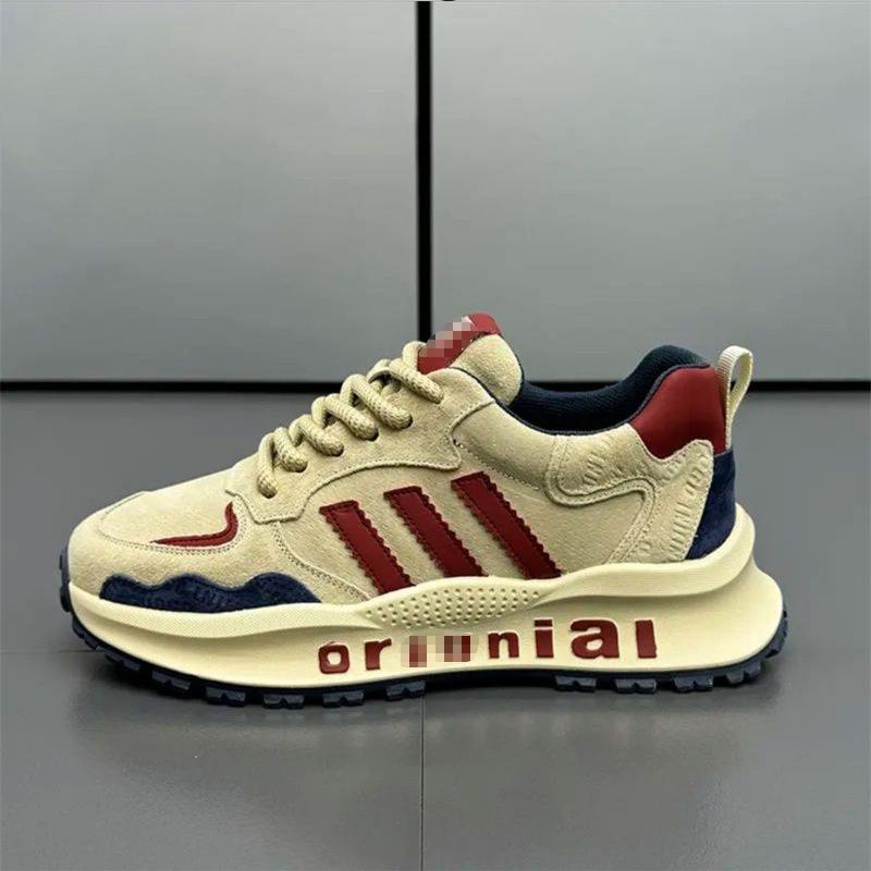 Retro Three-bar Dad Shoes Men's 2025 Spring New Comfortable and Versatile Douyin Kuaishou Explosive Casual Shoes