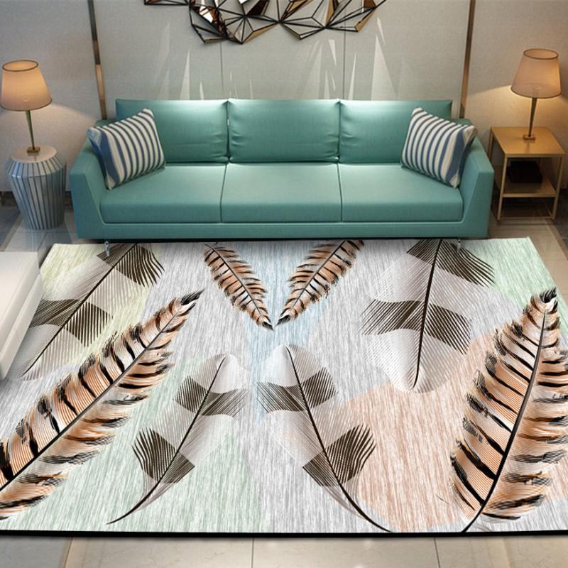 3D Pebble Living Room Carpet Sofa Coffee Table Floor Mat Bedroom Bedside Carpet Entrance Mat