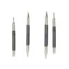 2 Pieces Spring Tools Hammerless Center Punch Hammerless Spring Pin Punch Steel Single/Double Ended Force Door Pin Removal Tool