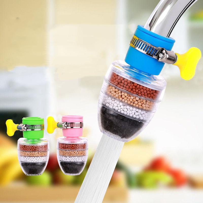 6-layers Water Filter Tap Purifier Medical Stone Coconut Charcoal Nozzle for Faucet Kitchen Accesories Mixer Aerator Bathroom