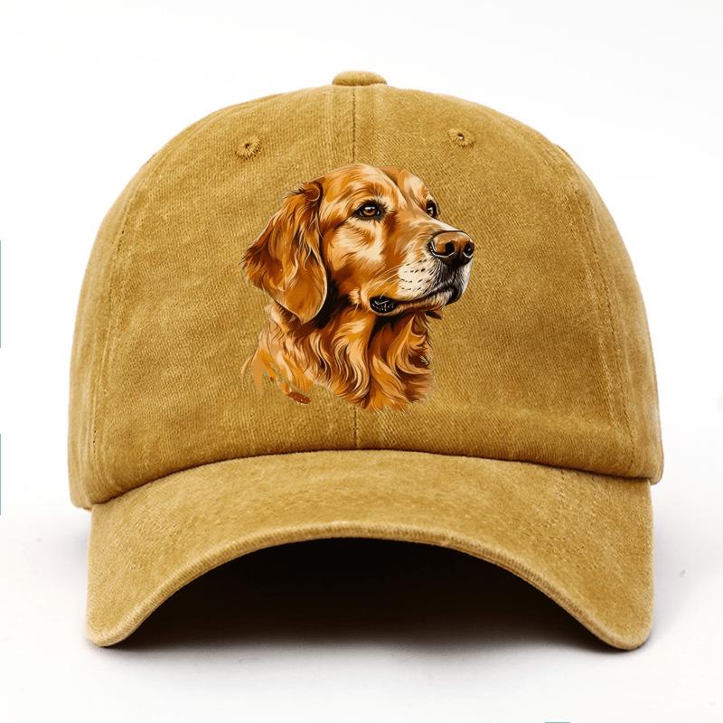 Golden Retriever Printed Baseball Cap, Lightweight and Adjustable, Suitable for Both Men and Women As a Gift for Dog Lovers