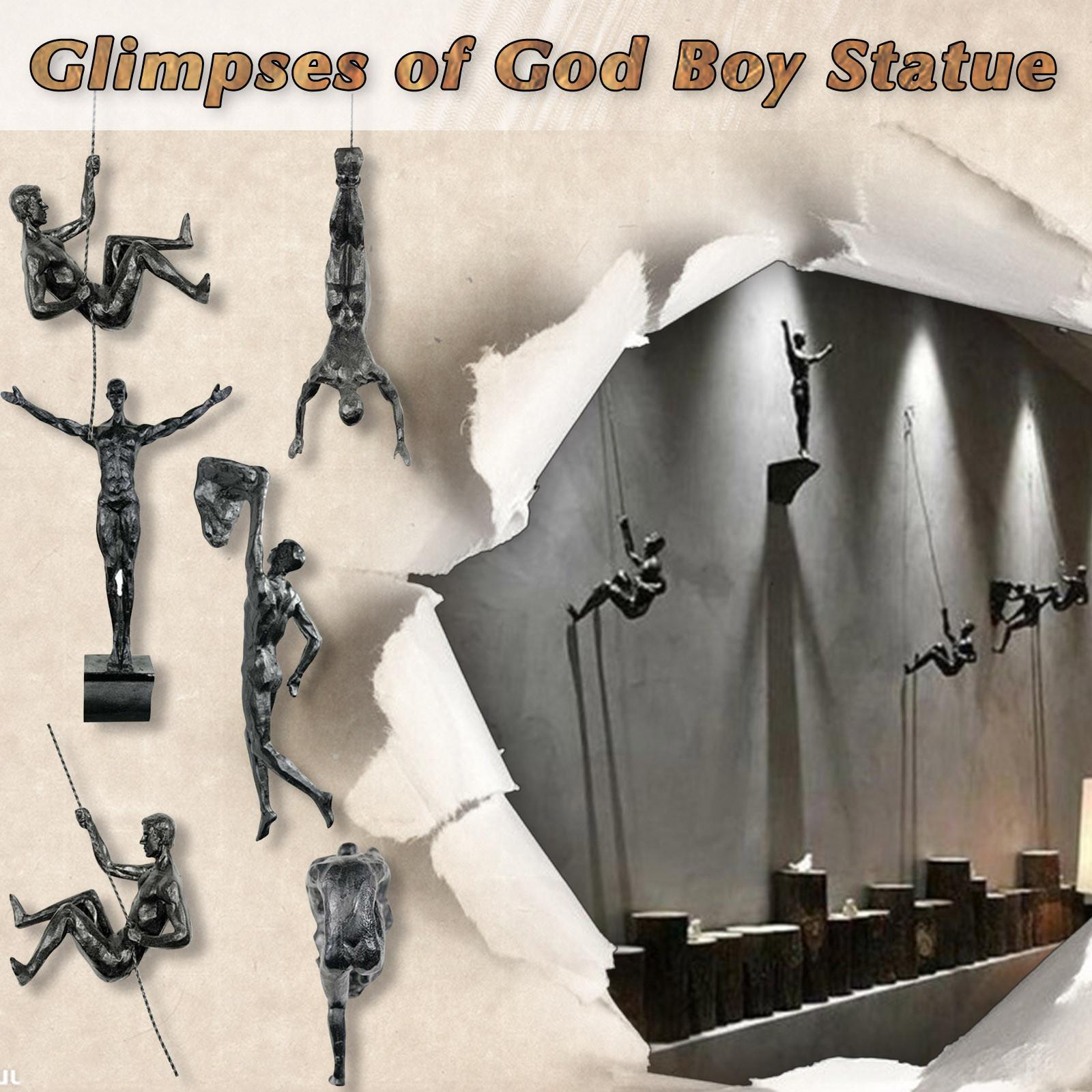 

Background Wall Decoration Climbing character Pendant Mural