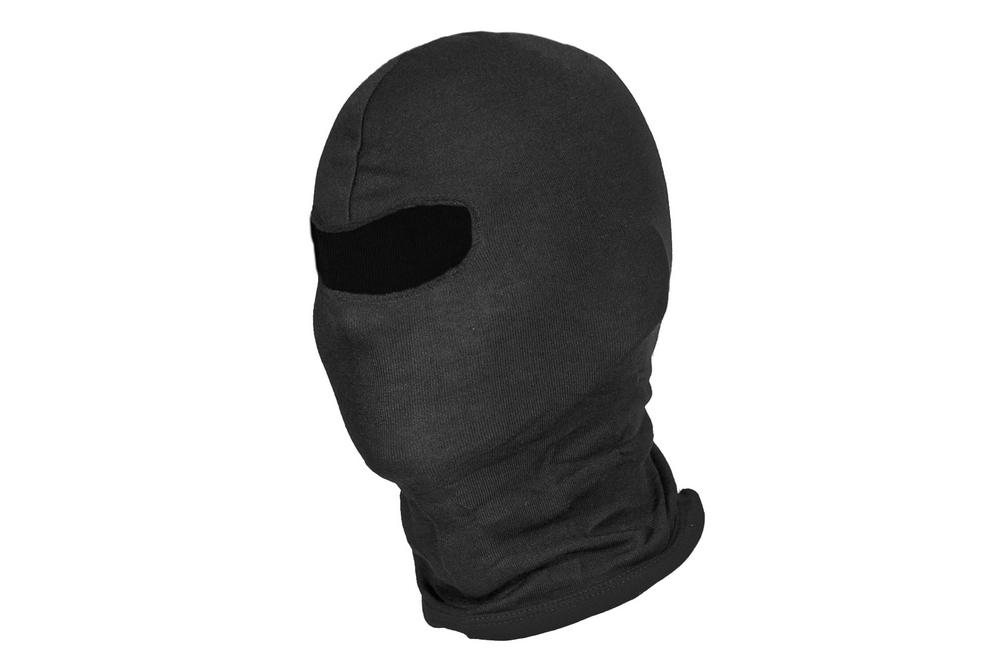 One cotton balaclava, black