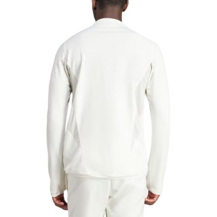 Adidas FC Bayern München Tiro 23 Slim Fit Pullover Raglan Long Sleeve Football Shirt Men Tops Off-White HY3251