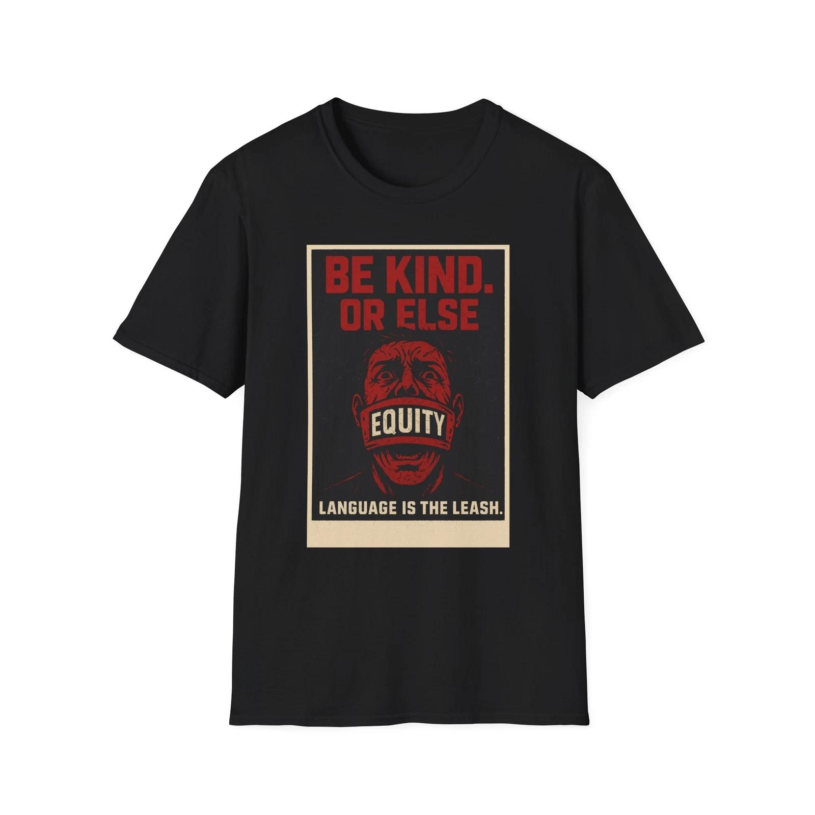 Language Is The Leash Shirt, Anti-New World Order Apparel, Political Censorship S