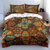 Colorful Geometric Pattern Duvet Set Bedding Set (1 Duvet Cover, 2 Pillowcases, Duvet Not Included)