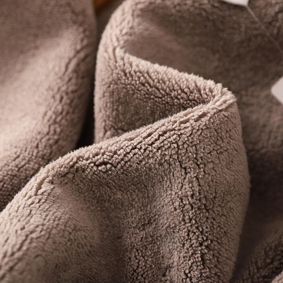 Dziecięca bawełniana kurtka polarowa z kapturem w dużym rozmiarze gruby bawełniany kardigan polarowy