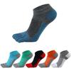 1Pair EU 38-44 Ankle Socks No Show Men Shaping Sock Breathable Five Finger Socks