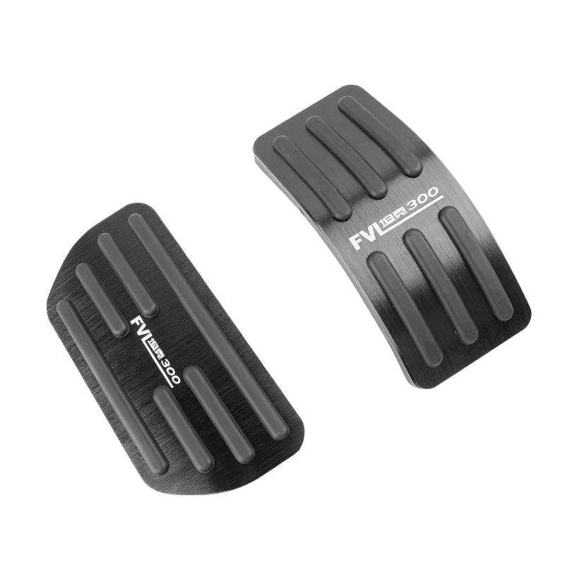 

For Great Wall GWM WEY Tank T300 300 2026-2026 Car Pedal Pad Non-Slip Steel Pedalboard Aluminium Alloy Brake Cover Accessories чёрный