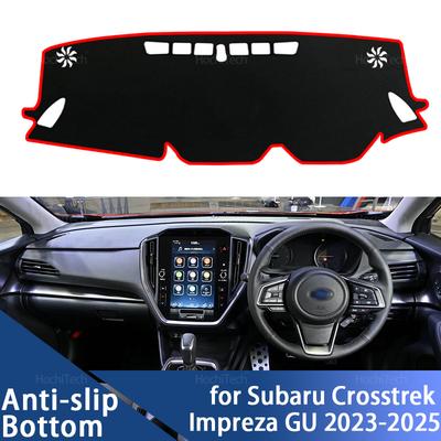 For Subaru Crosstrek Impreza GU 2023-2025 Car Dashboard Cover Avoid Light Pad Instrument Platform Cover Mat Carpet Accessories