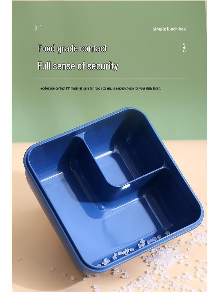 Microwavable Portable Bento Lunch Box - Student & Office Use