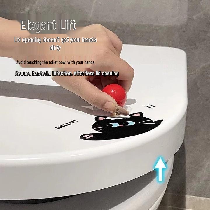 Toilet Seat Lifter: Hygienic No-Touch Lid Handle