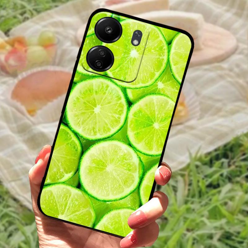 For Redmi 13C 4G Case TPU Silicone Soft Protective Phone Back Cover For Xiaomi Poco C65 Fashion Printing Shockproof Bumper Bags