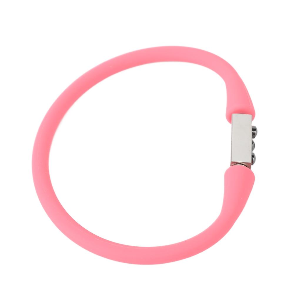 Negative Ion Balance Energy Wristband Men Women Magnetic Therapy Silicone Sports Bracelet for