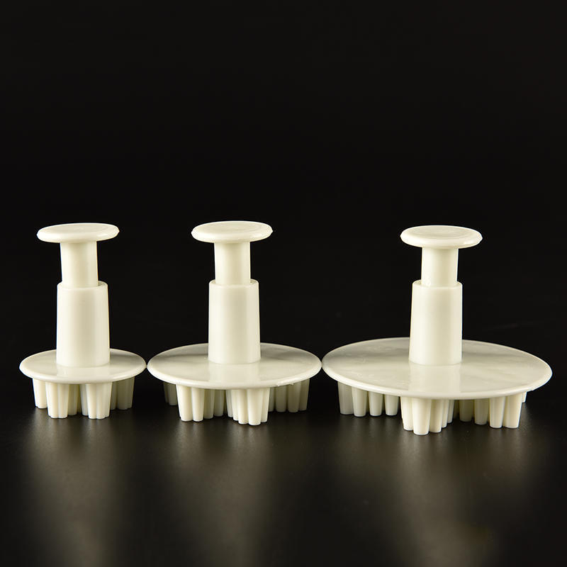 Praktisk Matkvalitets Plastmateriale Fin Snøkrystall Fondant Stempler