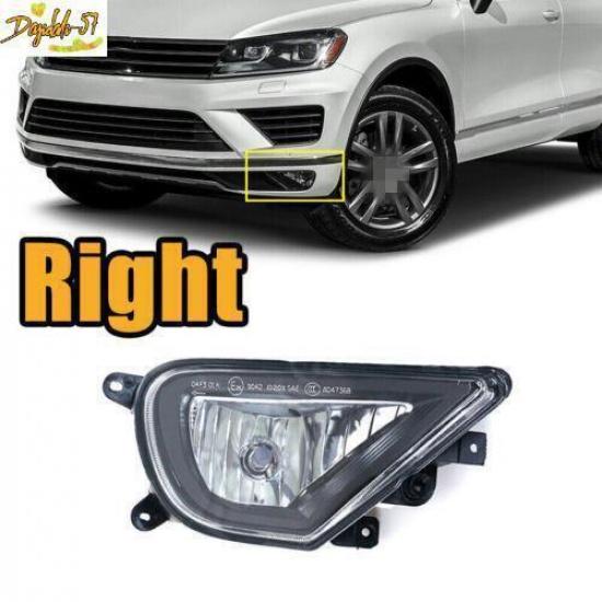 Right Side Front Bumper Fog Light With Bulbs For Volkswagen Touareg 2016-2018