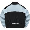 FILA Fusion 2024 Spring New Knitted Long Sleeve Jacket Fashion Color Block Splicing Jacket Men jackets Black T11W411501F-BK