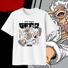 2026 Summer Anime One Piece GEAR 5 Luffy Printed Cotton Y2K Tshirt KidsUnisex Women S Harajuku Clothing Fashion Casual Tshirt