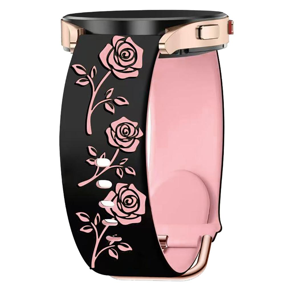 

20mm Silicone Wrist Strap For Samsung Galaxy Watch 7 6 5 4 40 44mm Wristband For Active 2 40 44mm/4 Classic 42mm 46mm Bracelet 20mm width