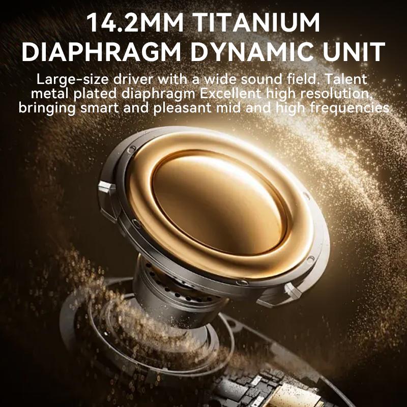 Ear-Hanging Wireless Bluetooth Headphones with Touch Screen AI Powered Real-time Translation and Effective Noise Reduction Function Earphones