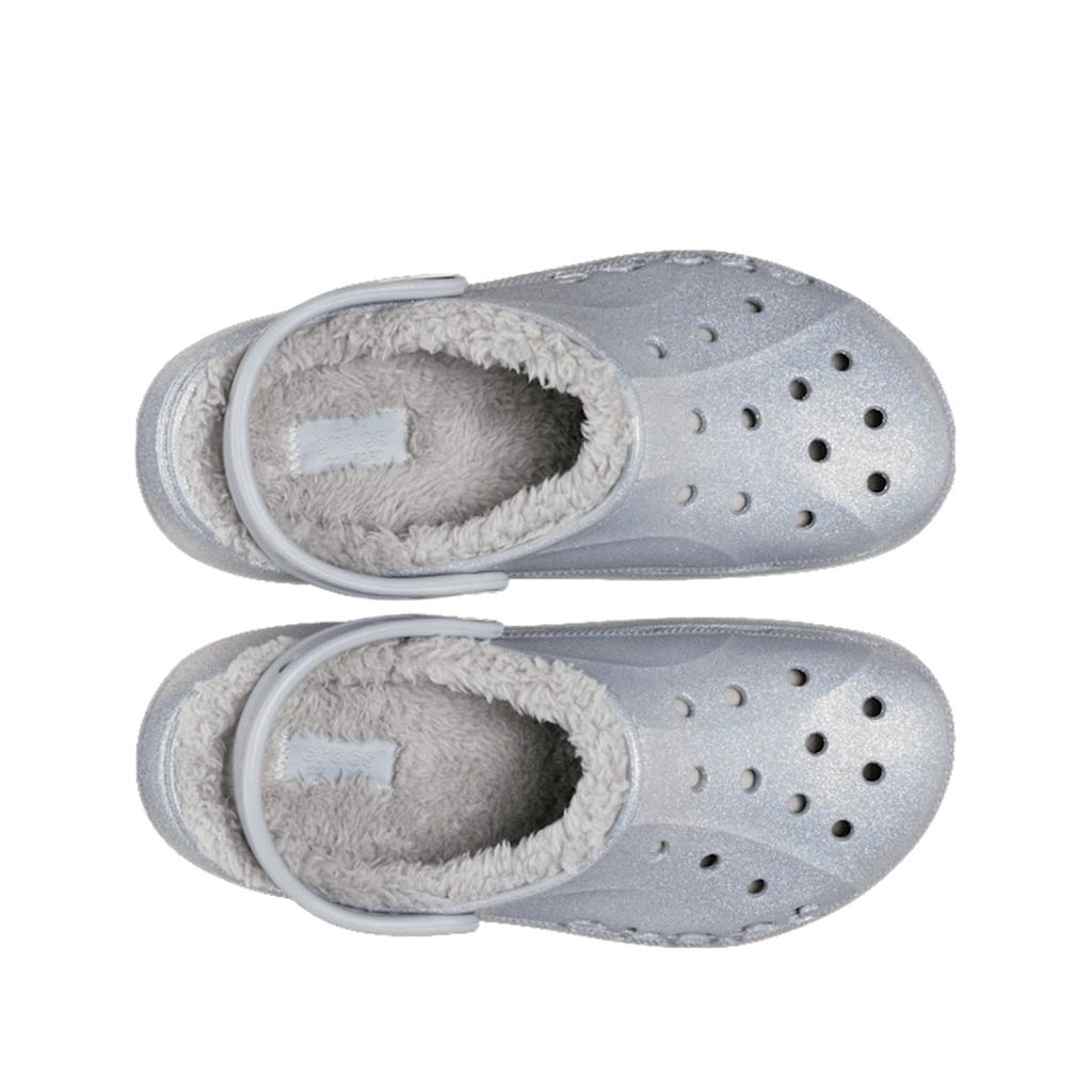 Crocs Baya Zuecos Versátiles Cómodos para el Día a Día Mujer zuecos Plata 210451-0ES