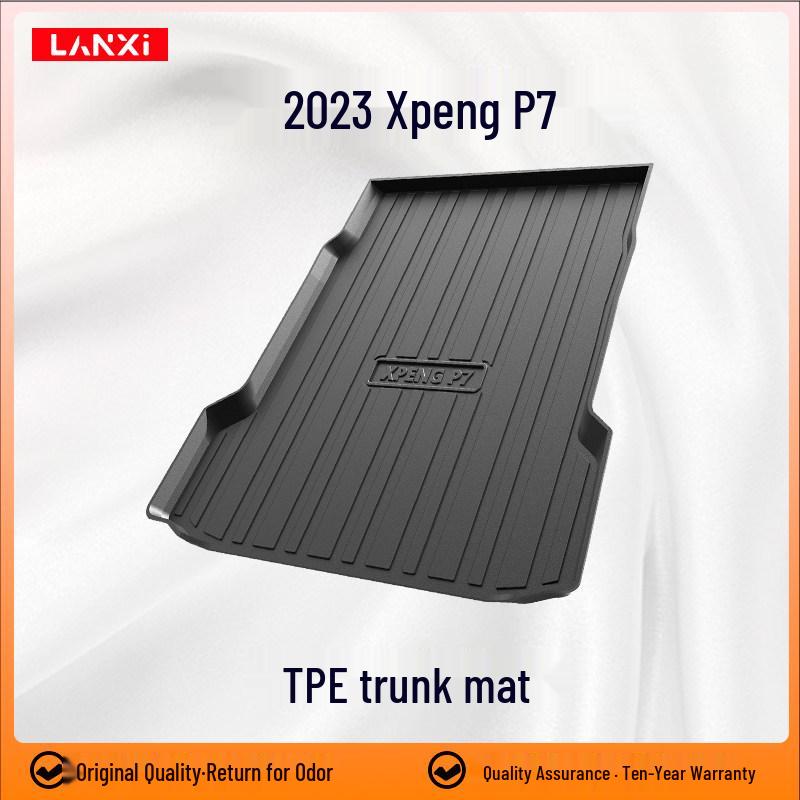 2023 Xiaopeng P7 Trunk Mat & Tail Car Accessory Set for Interior Modification