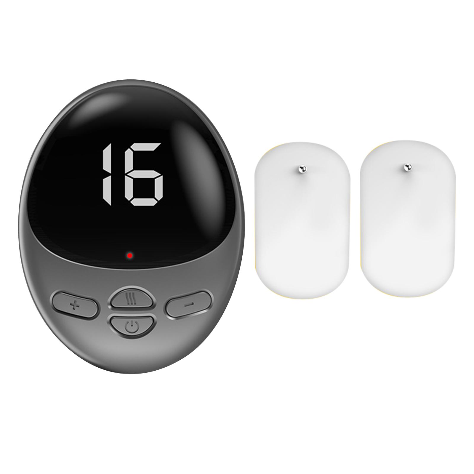 

Электрическая стимуляция мышц, мини-массажный пластырь, импульсная терапия плеч и шеи, портативная электрическая шея серый