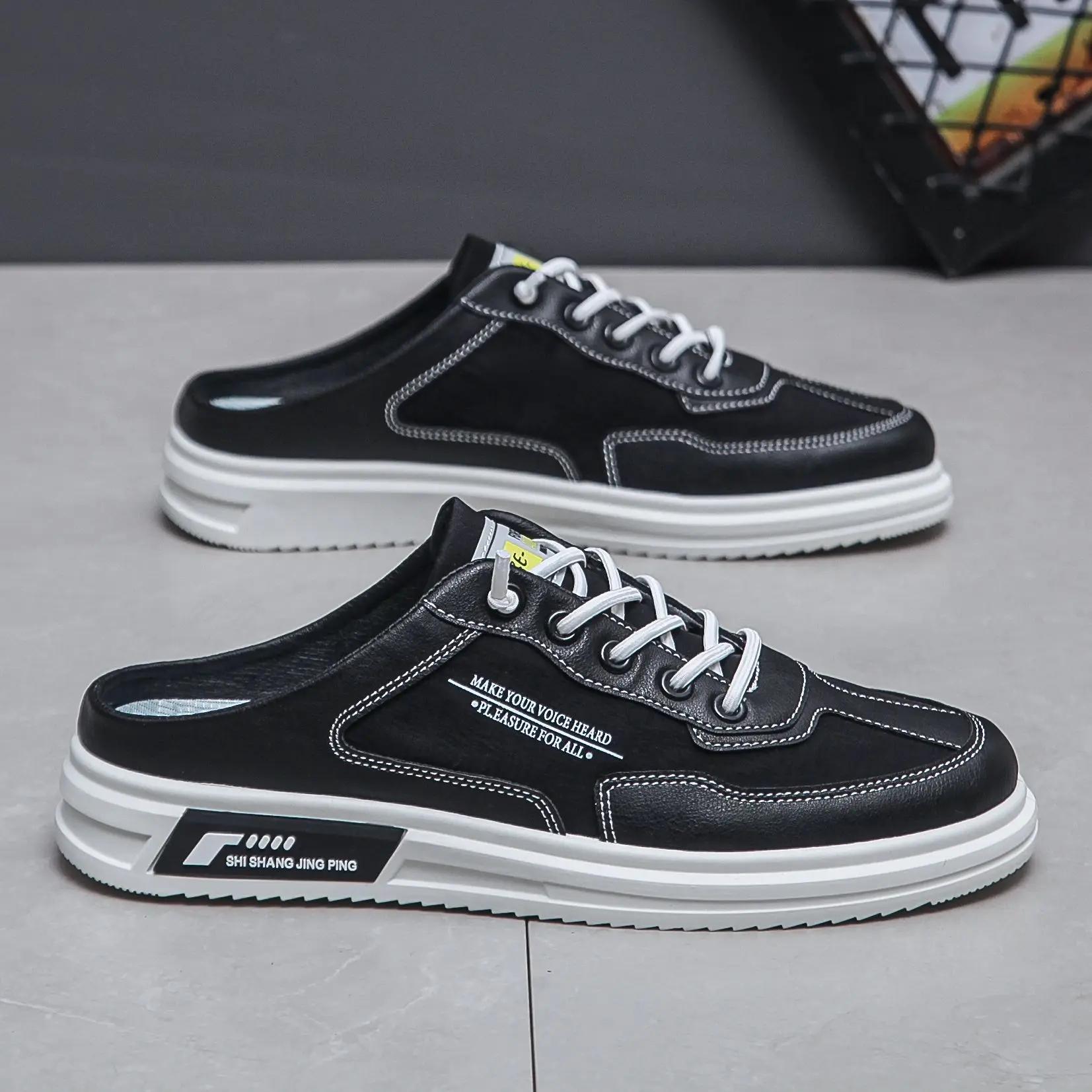 

Модные сандалии мужские ПВХ плоские тапочки для мужчин 2024 модная резиновая веселая обувь высокого качества дешевая ликвидация Eva 2025 новинка в тренде для взрослых 47