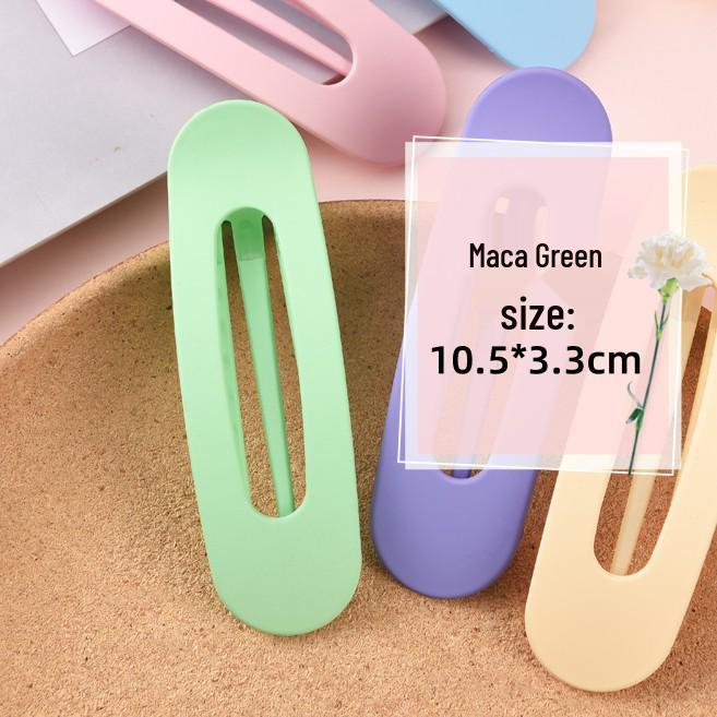 Morandi Large Hairpin: Korean Duckbill Claw Clip for Bangs and Updos