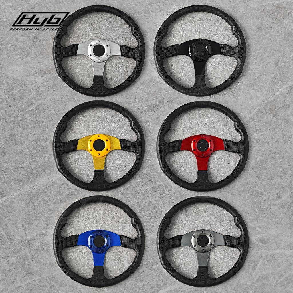 Classic Sports Racing Car Steering Wheel Universal 13 Inches 330MM PU Steering Wheel