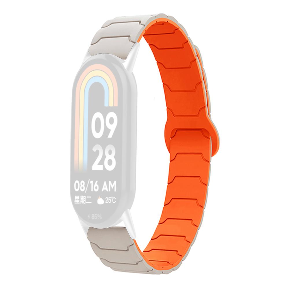 Watch Band for Xiaomi Smart Band 10/9/8 Silicone Magnetic Replacement Strap