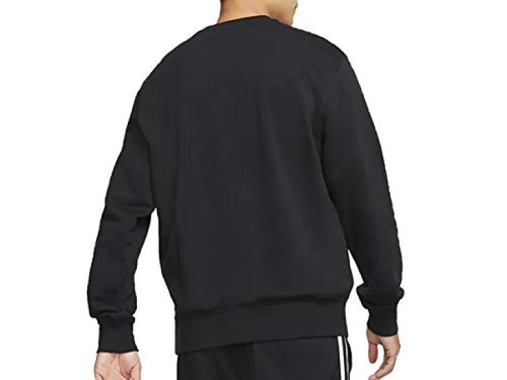 NIKE Club French Terry Crew BV2667 010 S Black/White