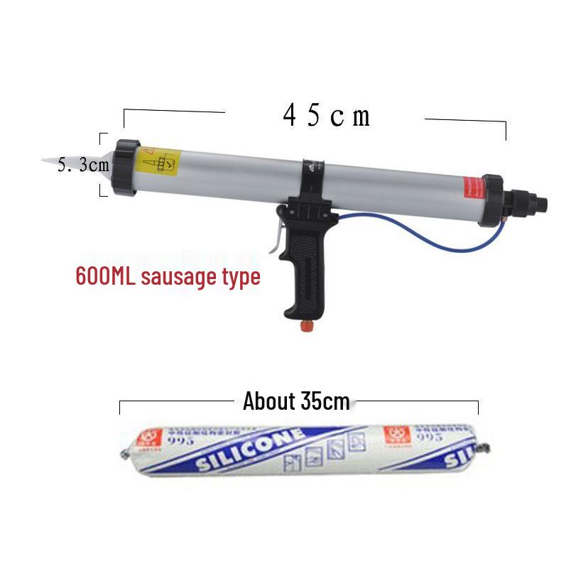 15-inch 600ml Pneumatic Sealant & Adhesive Dispenser Gun