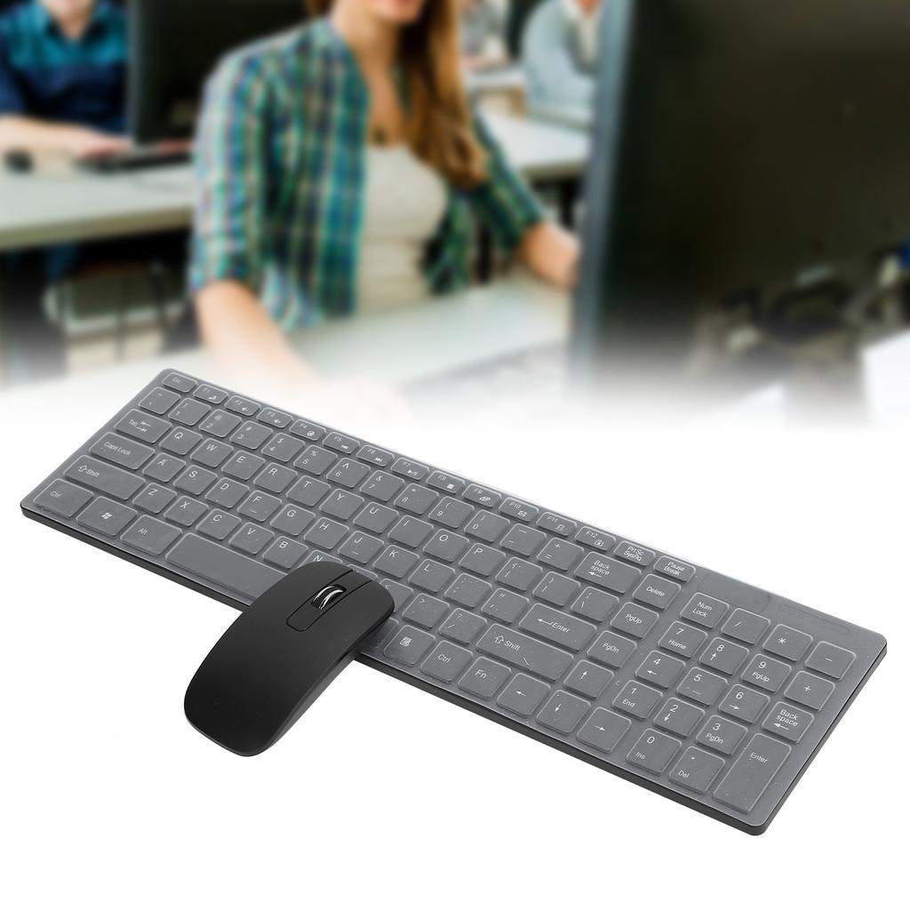 Mouse and Keyboard Set Wireless 10m Remote Connection Smart Sleep Fingerboardand Mouse Combo for IOSCelsiusWindowsCelsiusAndroid