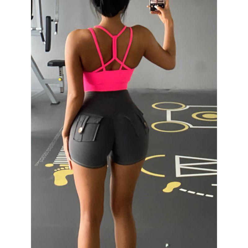 Special Offer Fashion Fluorescent Color Knitting Training Outwear Yoga