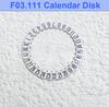 Watch Accessories Are Suitable For F03.111 Movement Calendar Disc F03.111-3 F03.115-6 Calendar Disc Watch Repair Parts